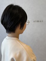 エメ バイ ヘアーポケット(aimer by hair pocket)&nbsp;*+aimerが叶える...簡単仕上げ×ショートボブ*