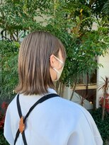 リアン 大森店(Rian)&nbsp;外はねミディ×20代ツヤベージュカラー