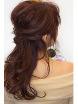 ミシェリー(misherry)&nbsp;♪misherry フリンジバング　ウェディング　ハーフアップ♪