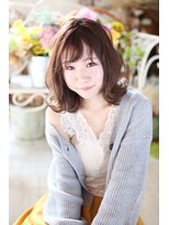 ロルド シェリ(Rold Cheri)&nbsp;ゆるふわ外ハネカール×スモーキーピンク