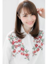 ローレン(LOREN)&nbsp;＊LOREN＊大人かわいいナチュラルひし形シルエットセミディ