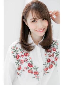 ローレン(LOREN) *LOREN*大人かわいいナチュラルひし形シルエットセミディ