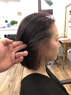 アメリ(Ameri) -Ameri-ボブ × インナーピンク × ラベンダーピンク