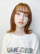 アイティー バイ アルバム 中野店(IT by ALBUM)&nbsp;オレンジ外ハネ_ボブルフクールショートピンクベージュ_27834