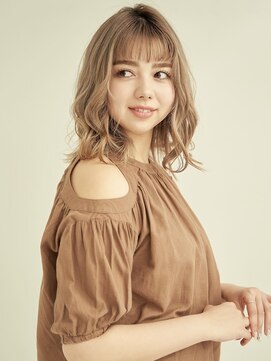 エンタク 新宿三丁目店(enntaku) マロンベージュ/Aライン/かきあげ/くすみカラー[新宿三丁目]