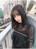 テラコッタ/韓国風ヨシンモリ/流れるレイヤー/前髪カール[銀座]