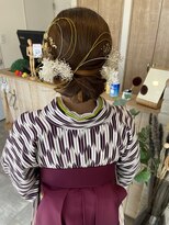 ヘアー テクニカ(hair Technica)&nbsp;袴ヘア☆