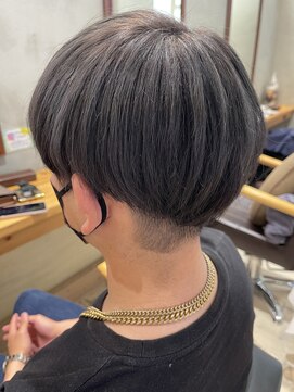 ポルム パプリカ(polum paprika) 20代30代40代刈り上げマッシュ☆グレージュカラー