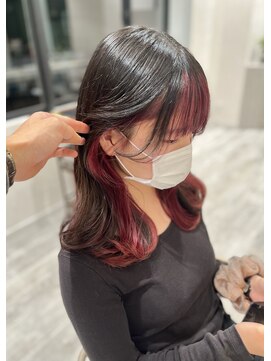 アッシュ 八王子店(Ash) インナーカラー/ピンク/ブリーチ/ダブルカラー/イルミナ/学割