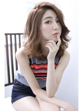 リル 西宮(LiL') 【LiL'西宮】ルーズカール_フェザーミディ_夏★