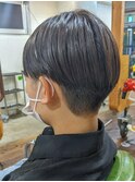 【吉祥寺】刈り上げショート　耳出し　髪質改善ストレート