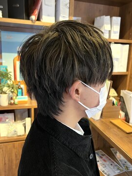 ルーム(Room) マッシュウルフ/ハイライトカラー