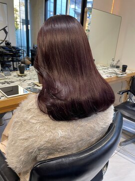 ヘアサロン ガリカ 表参道(hair salon Gallica) 大人艶感ラベンダーココアブリーチなしダブルカラー