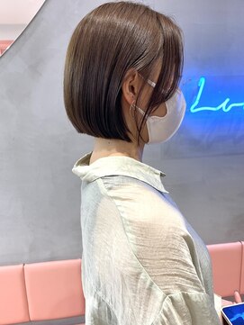 ロンドポレール 北千住(Lond polaire) チョコレートベージュ×切りっぱなし