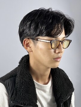 ヒロギンザ 大阪本店(HIRO GINZA) センターパート×ワンカールパーマ