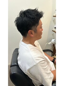 ムードコア 関内店(mu;d Coa) メンズヘア　簡単スパイキーショート