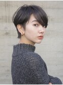 大人マッシュショート／丸みショート／イメチェン／30代40代50代