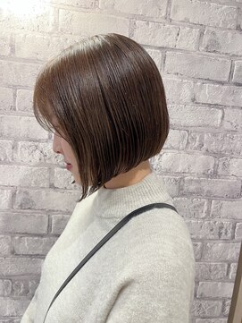 ネウィ 大分中央町店(newi) 【KOTOMI】@koto._.mi1 ☆前下がり切りっぱなしボブ☆