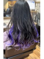 グランヘアー 大町店(GRANHAIR) #ロング#ブリーチ#ハイライト#インナー♯ヴァイオレット♯紫