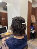 リュック(RYUCK)&nbsp;ボブのゆるふわハーフアップ♪