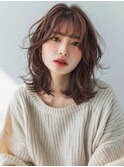 ☆オリーブグレーココアベージュ小顔クラゲヘアー/黒髪/髪質改善