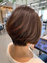 グランデュール 東静岡池田店(GRANDEUR)&nbsp;大人ショートボブショートカットココアアッシュくびれミディ