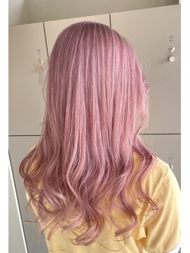 エイト 沖縄豊崎店(EIGHT toyosaki) 【EIGHT 豊崎】お客様スタイル_2ブリーチピンクアッシュ