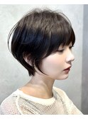 大人美人ショート/小顔ショート/絶壁解消/ひし形/40代/50代