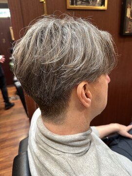 ブロートーキョー(BroTokyo) MEN'Sアッシュニュアンスパーマ韓国マッシュスペインカール