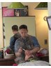 【ご新規様・フルコース】Traditional Cut & Shaving＋ Spa ￥8000