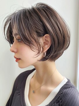 レヴ 草加店(LEV.) イメチェン　外ハネ　ボブ　美髪　ワイドバング　ブルーブラック