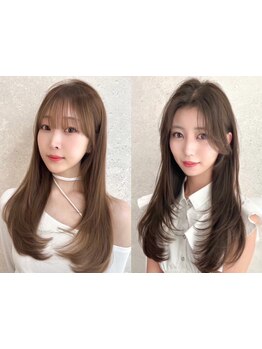 顔周りカットならお任せ◎[学割U24/表参道/表参道駅/前髪カット/顔周りカット/インナーカラー]