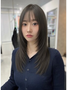 マーシュ 梅田(marshu) 【ワンホン風×レイヤーカット】フェイスレイヤー