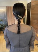 タイトアレンジ×お呼ばれヘア