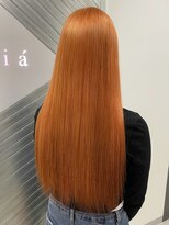 ジーナリア(Xena ria)&nbsp;《衣織》オレンジ/ロング/ケアブリーチ