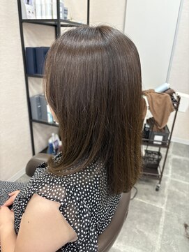 バセット バイ アルター 鎌取店(basset by aL-ter) ロング×オリーブグレージュ