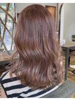 ラグヘアーワークス(LAG HAIR WORKS) ブリーチなしダブルカラー×ベージュ
