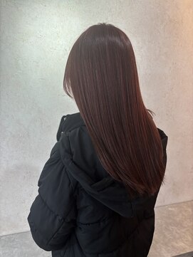 ビスクヘアデザイン(bisq hair design) 髪質改善カラー　艶カラー　ブラウンカラー　ミディアム
