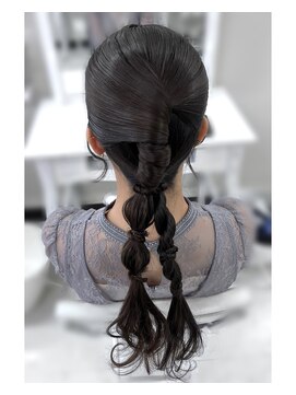 セットサロン ココ タイトツイン編み下ろし