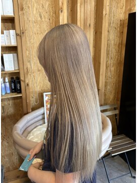 アフターニュース 新潟(afternews) ミルクベージュ/ダブルカラー/ケアブリーチ/髪質改善/新潟