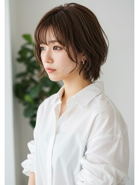 フルショウ 栄店(FURUSHO) チョコレートブラウン/ココアグベージュ/シャギーカット