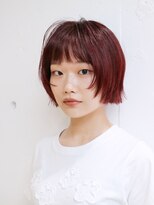 アルバム 池袋(ALBUM)&nbsp;ボブくびれミディ顔周りレイヤー韓国ヘアミディアム_F21123