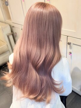 ベレーザ 渋谷神南(Beleza) 16945ブリーチ＆ダブルカラーミルクティーモーブブラウン