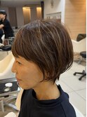 大人ショート,縮毛矯正