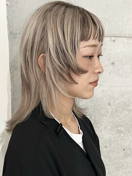 スリバー(sliver) ブリーチハイライト髪質改善ダブルカラーレイヤーカット