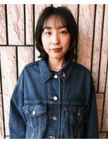 トーン(tone)&nbsp;レイヤー/ボブ/切りっぱなしボブ/フェイスレイヤー