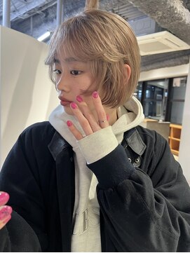 ナヌーク ダイカンヤマ(nanuk daikanyama) 春夏おすすめ！ハイトーンベージュボブ！