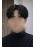 韓国×中華風無造作コンマセンターパート