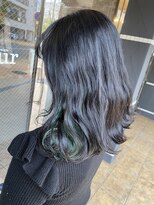 ヘアーデザイン アズール(Hair Design Azur) 【Azur】ダークブルージュ×くっきりグリーン