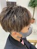 ☆男性限定☆カット＋カラー＋シェービング＋眉カット
